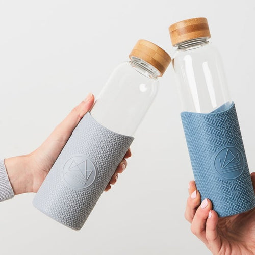 Neon Kactus Glass Water Bottle | Life Before Plastic