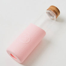 Load image into Gallery viewer, Neon Kactus Glass Water Bottle - Pink | Life Before Plastic

