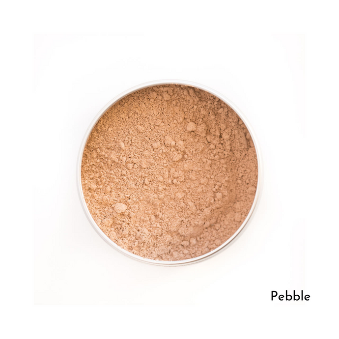 Plastic-Free Foundation - Love The Planet Mineral Foundation - Pebble - Life Before Plastik