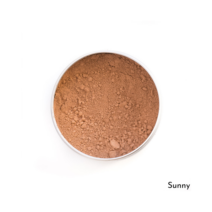 Plastic-Free Foundation - Love The Planet Mineral Foundation - Sunny - Life Before Plastik