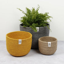 Load image into Gallery viewer, Respiin Tall Jute Basket x3 Set - Beach - Life Before Plastik
